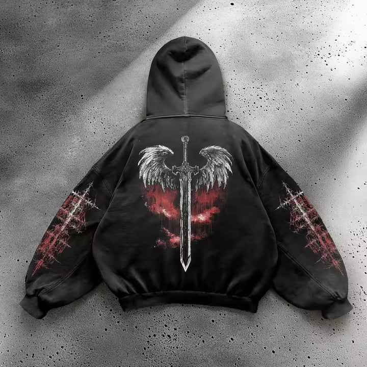 Divine Warrior Graphic Hoodie