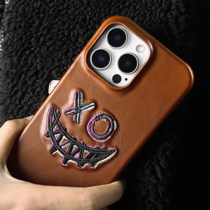 Chaos Leather iPhone Case