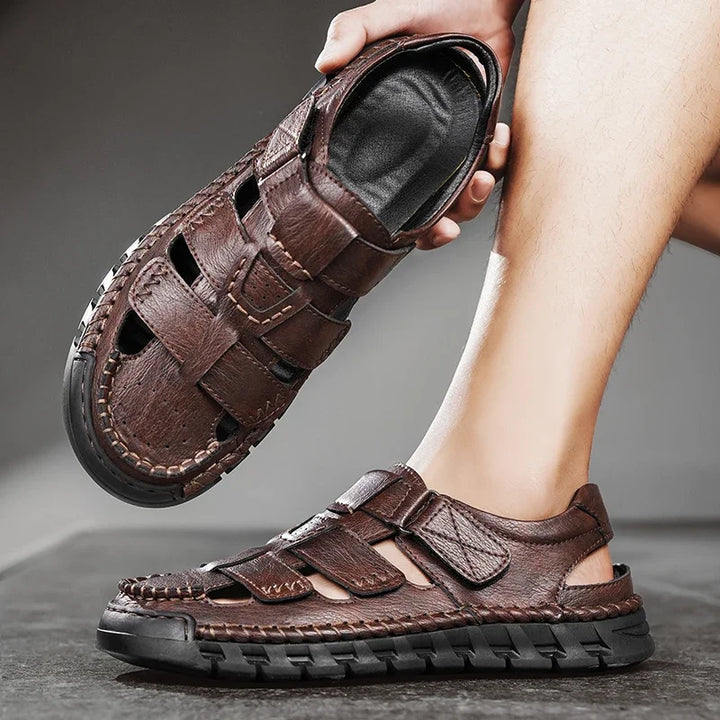 Bravaro Leather Sandals