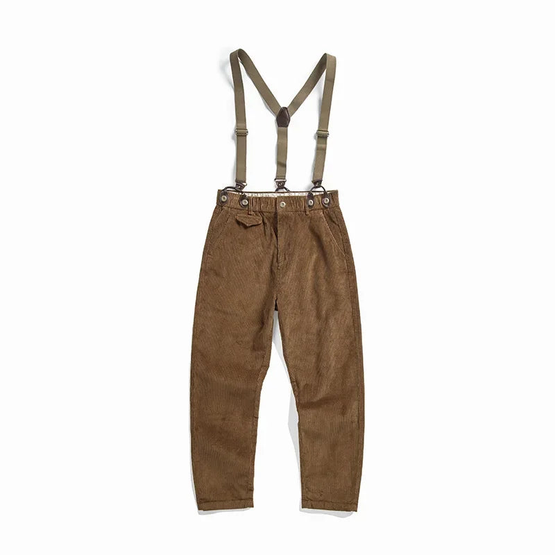 Retro Corduroy Overalls