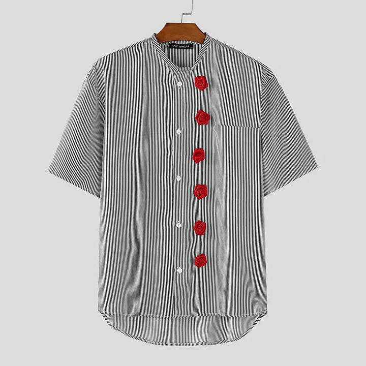 Rose Code Button Down
