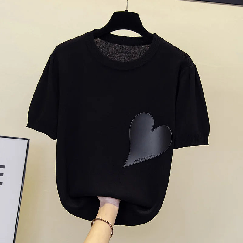 Heartbeat Patch Knit