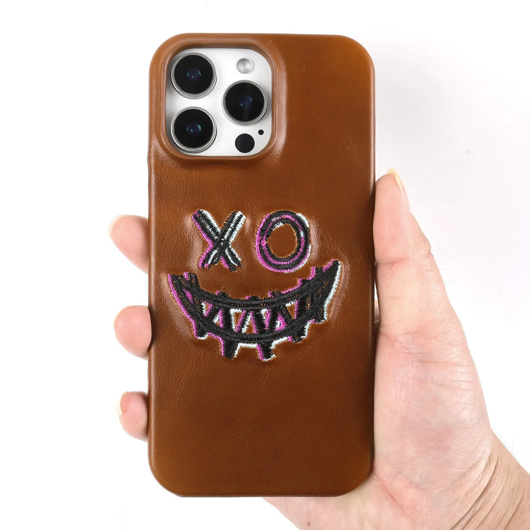 Chaos Leather iPhone Case
