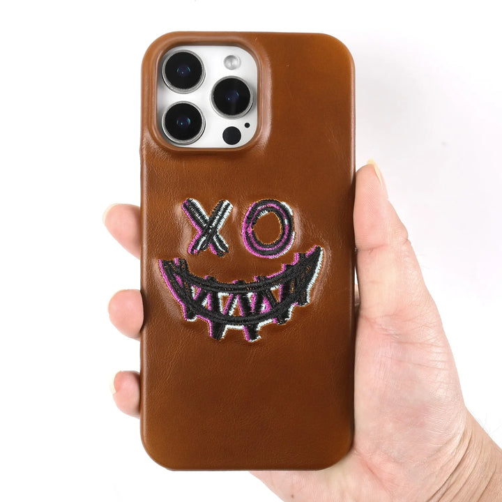 Chaos Leather iPhone Case
