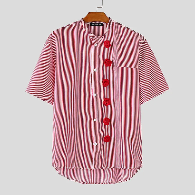 Rose Code Button Down