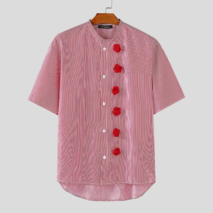 Rose Code Button Down