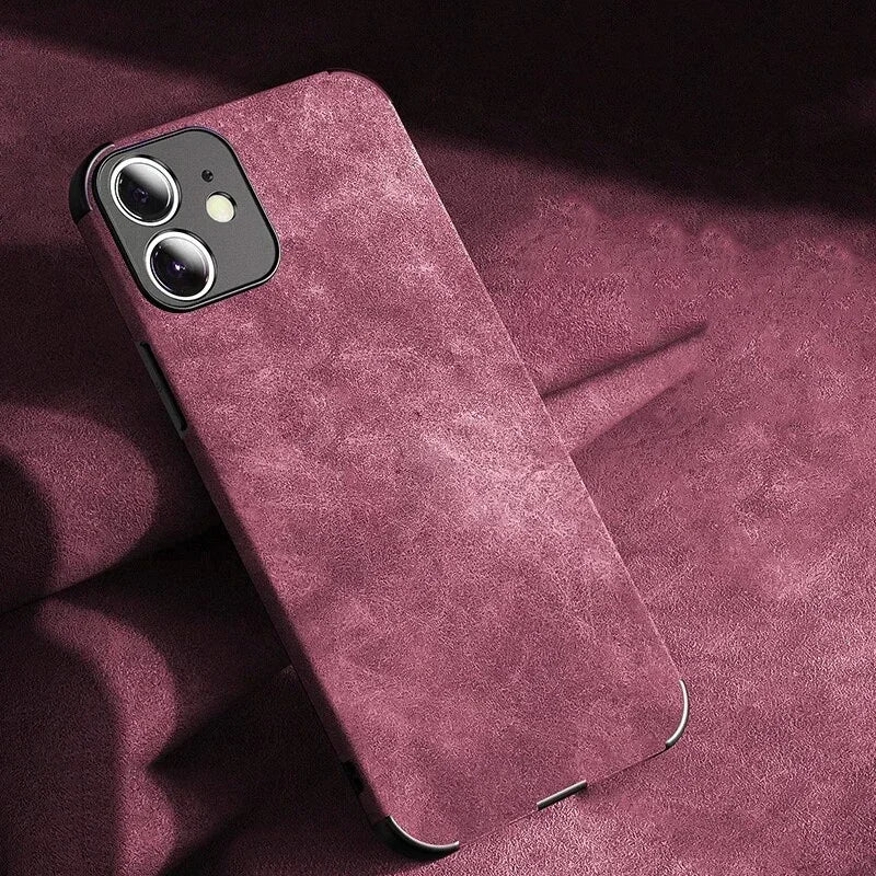 Atlas Tumbled Leather iPhone Case
