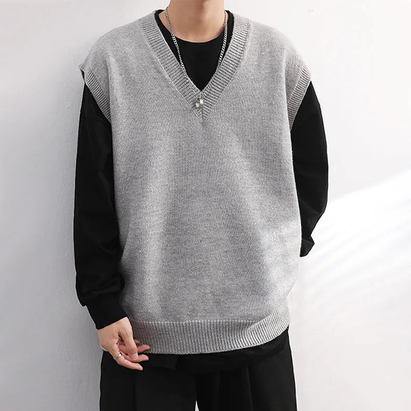 New York Cotton Knit Vest