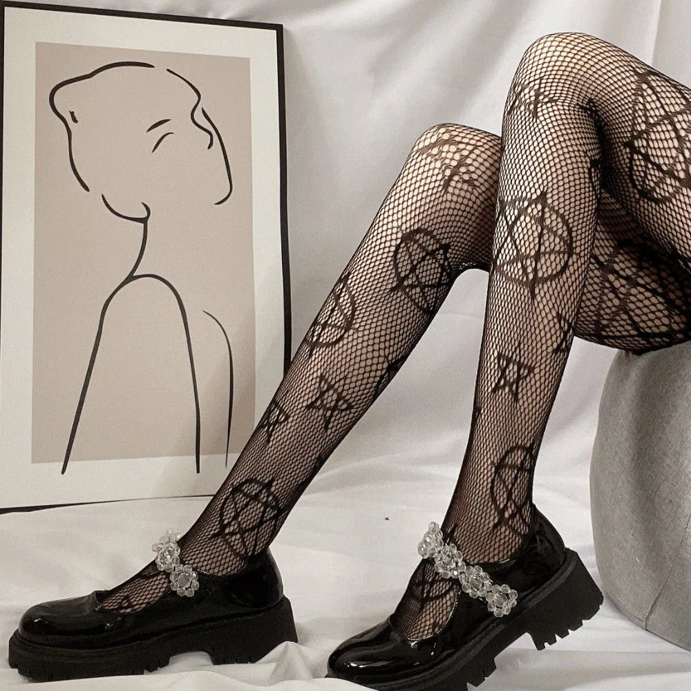 Grimoire Mesh Pantyhose