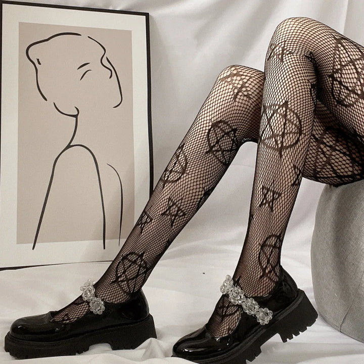 Grimoire Mesh Pantyhose