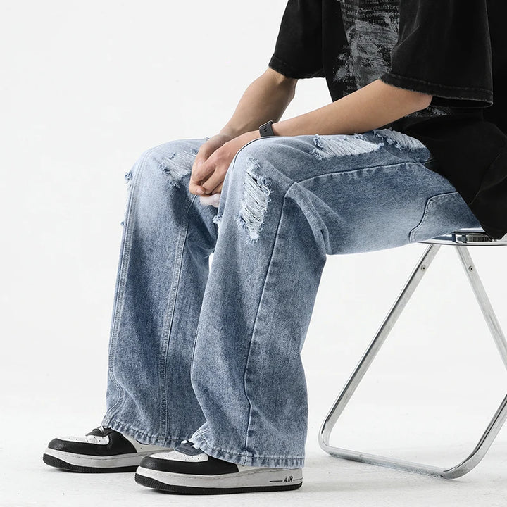 Dropout Distressed Jeans