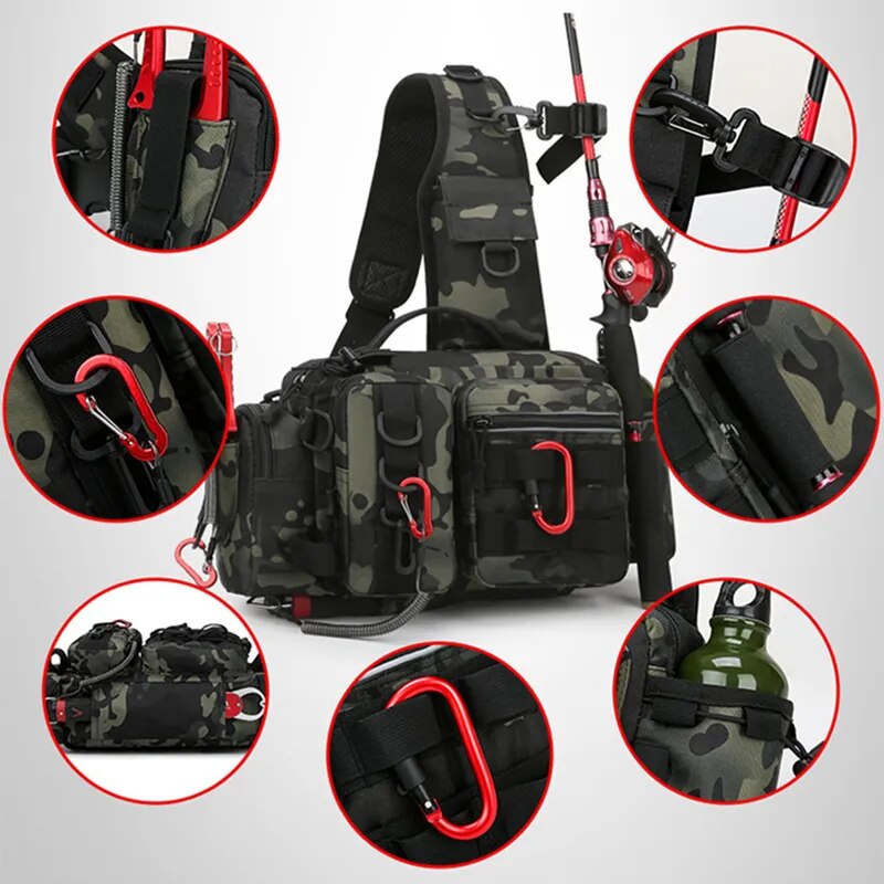 Master Angler's Tackle Sling Bag