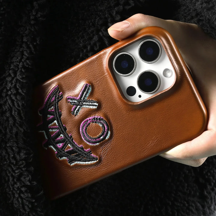 Chaos Leather iPhone Case