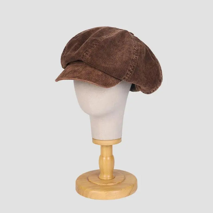 Newsboy Corduroy Cap