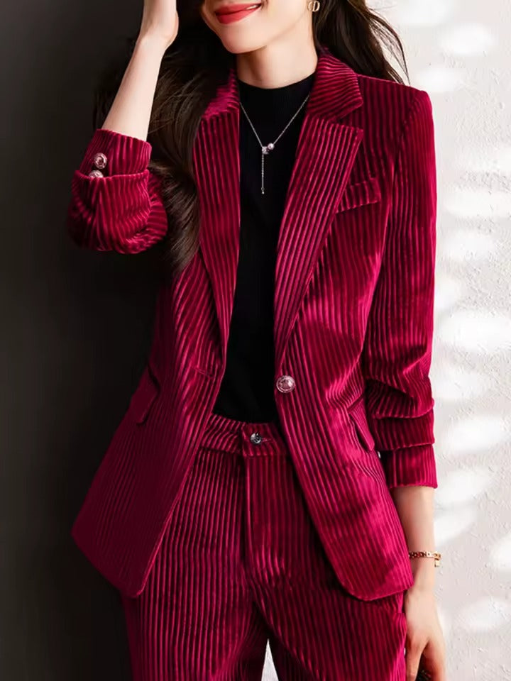 Velvet Dream Corduroy Suit