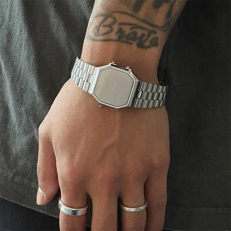 No Dial Titanium Electroplated Watch