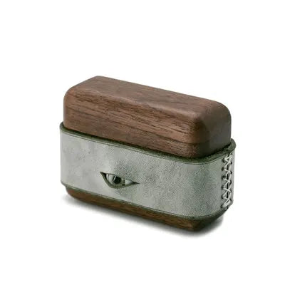 Glaring Gaze Leather AirPods Case