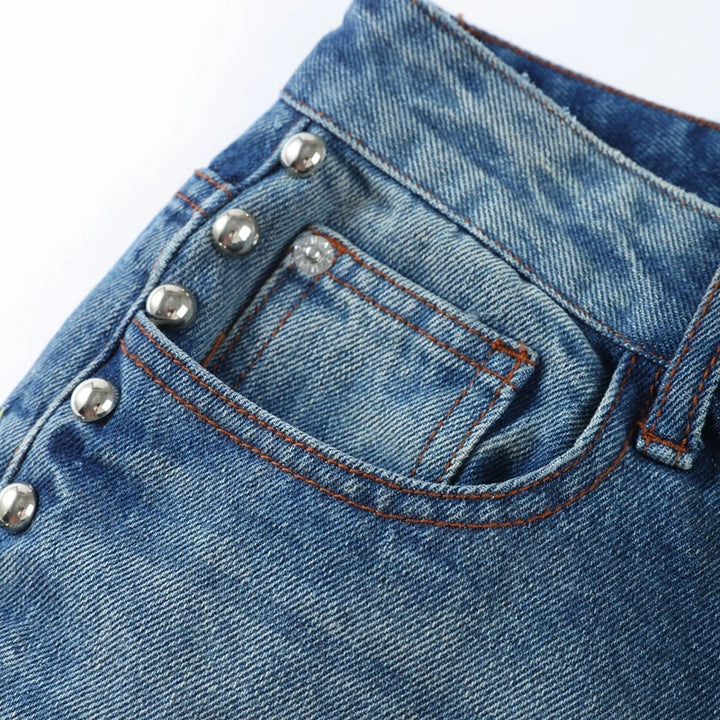 Roxanna Side Stud Jeans