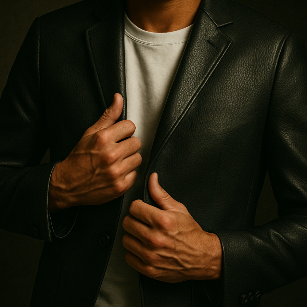 Firenze Legacy Leather Blazer