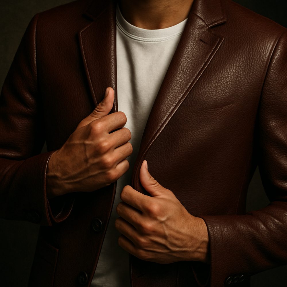 Firenze Legacy Leather Blazer