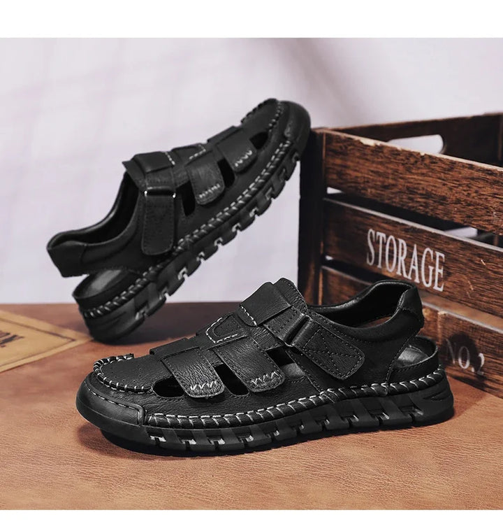 Bravaro Leather Sandals