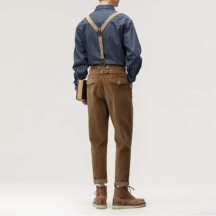 Retro Corduroy Overalls