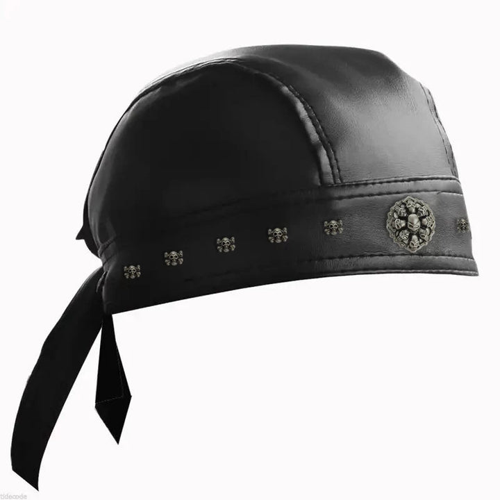 Phantom Rider Leather Bandana