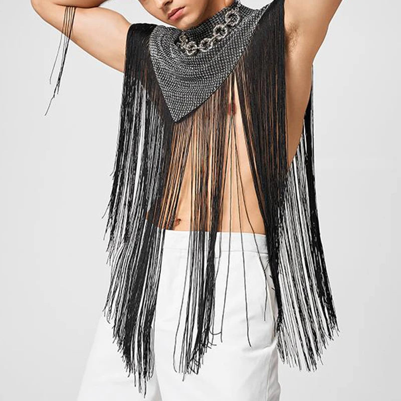 Midknight Tassel Tank