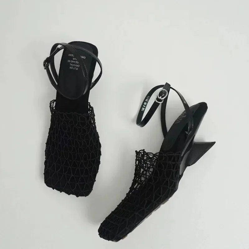 Seline Net Slingbacks
