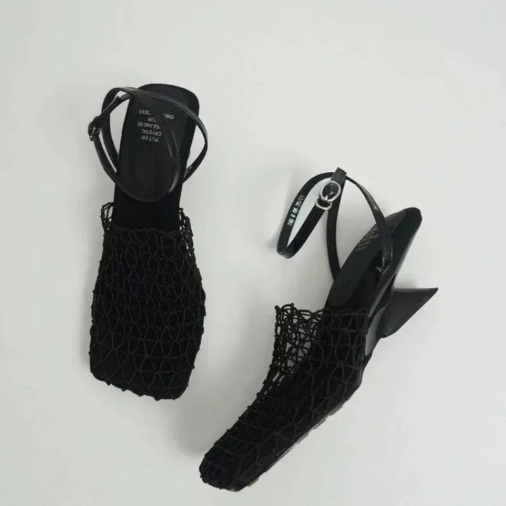 Seline Net Slingbacks