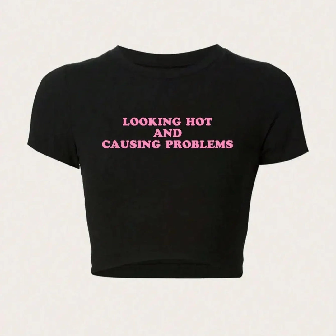 Literally Just A Girl Crop Top