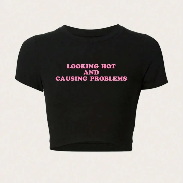 Literally Just A Girl Crop Top