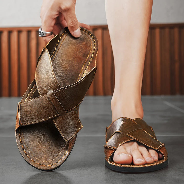 Leonardo Leather Sandals