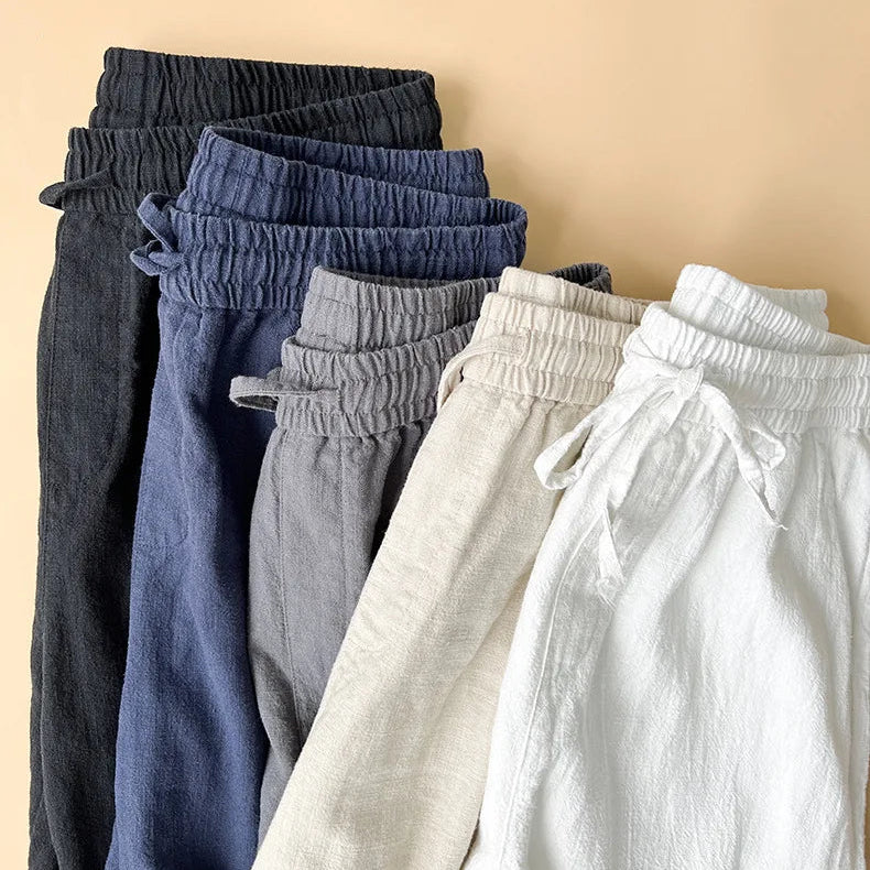 Braxton Cotton Linen Trousers