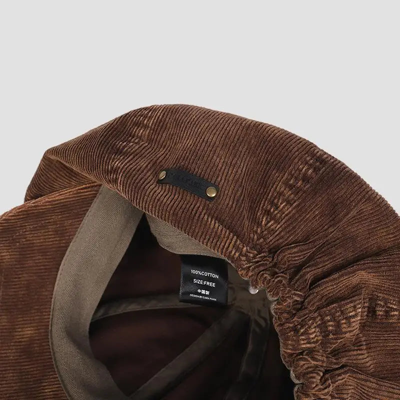 Newsboy Corduroy Cap