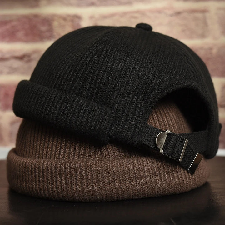 Retro Biker Brimless Winter Hat