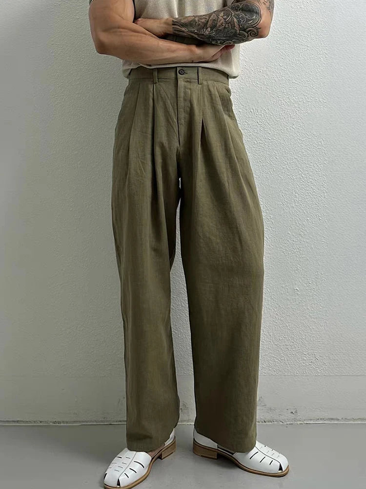 Driftcut Linen Trousers