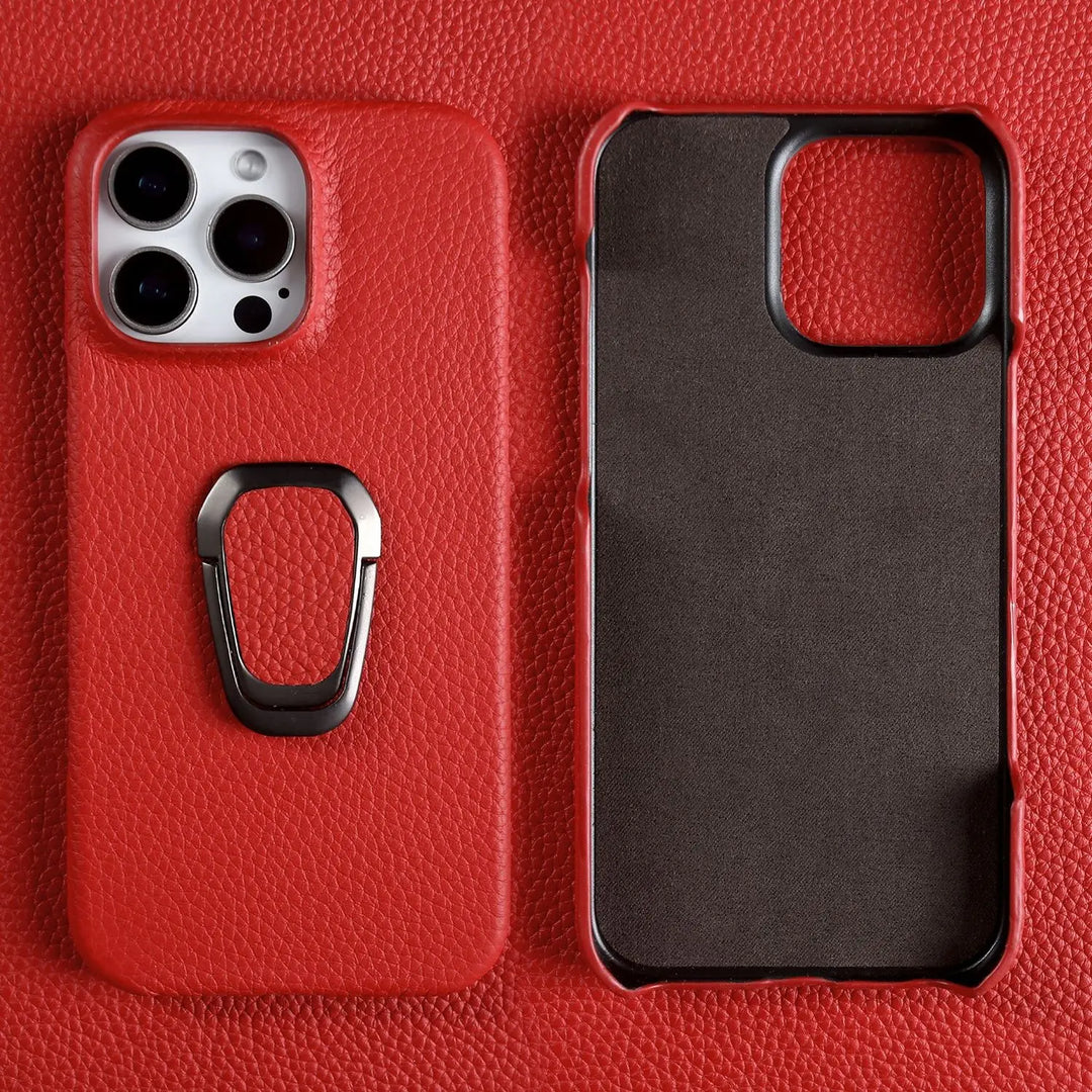 Pivot Frame Leather iPhone Case