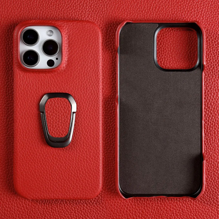 Pivot Frame Leather iPhone Case