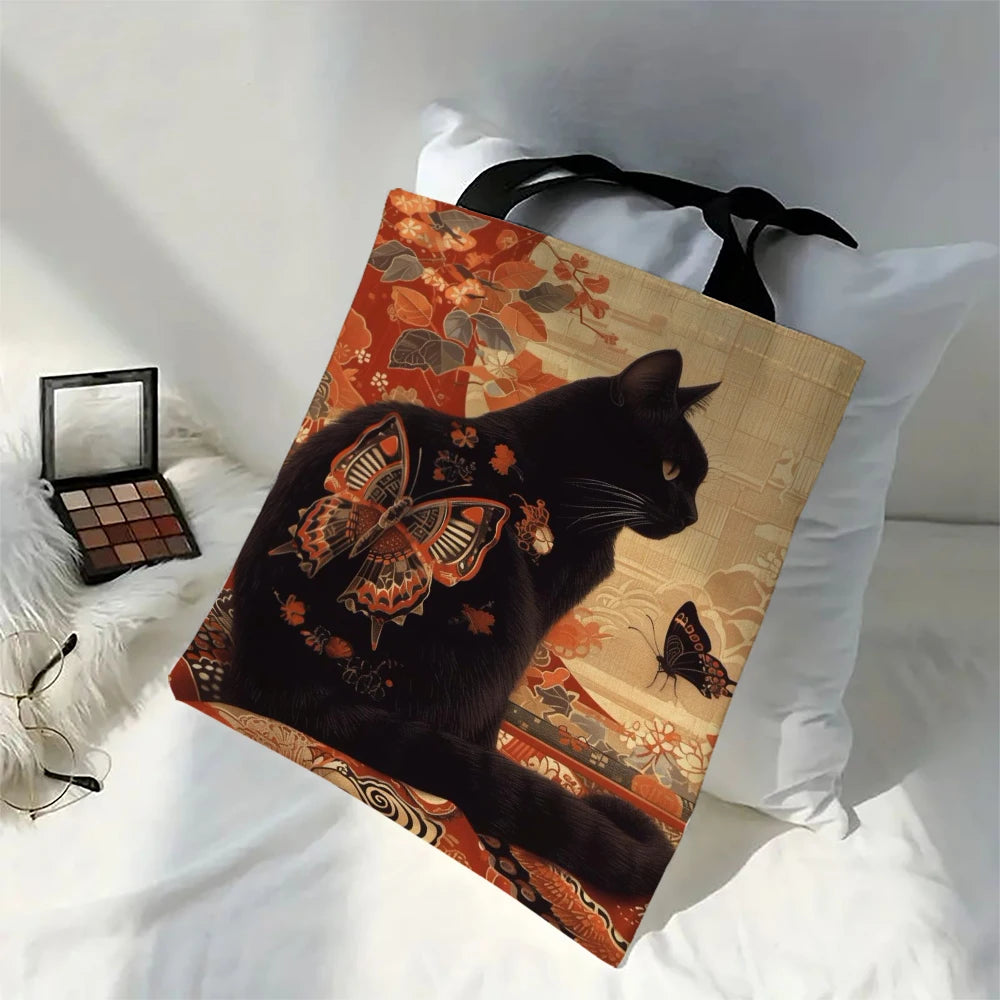 Kimono Feline Tote