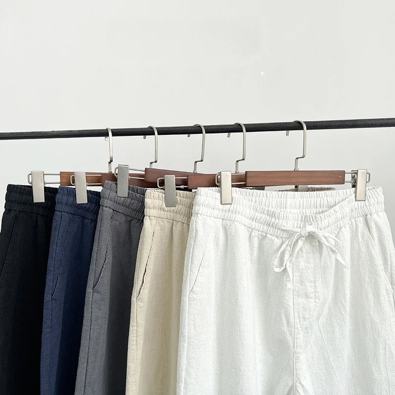 Braxton Cotton Linen Trousers