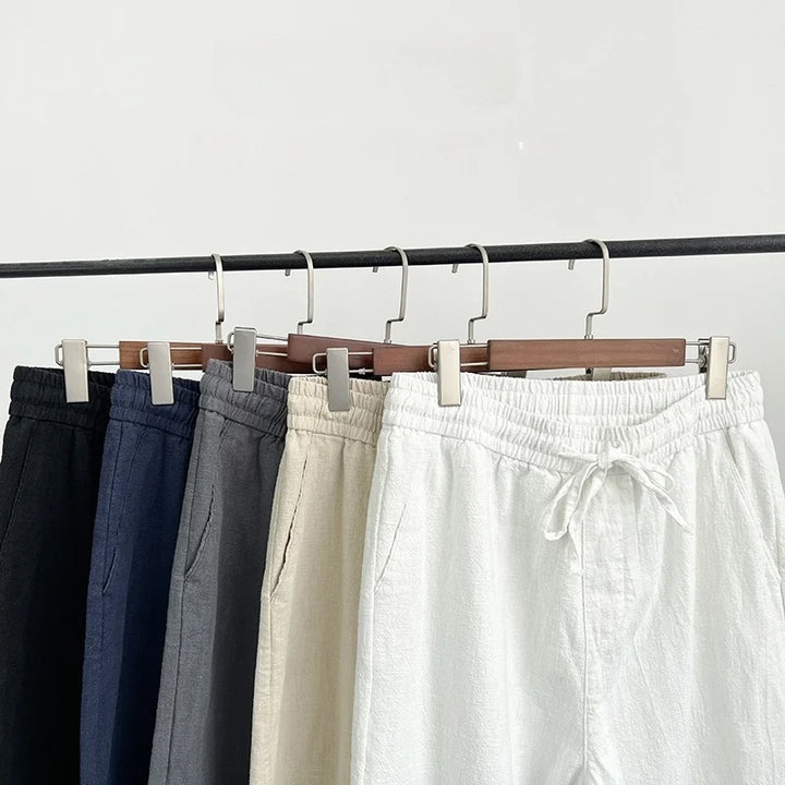 Braxton Cotton Linen Trousers
