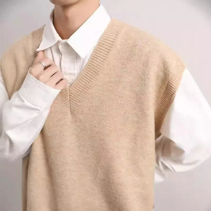 New York Cotton Knit Vest
