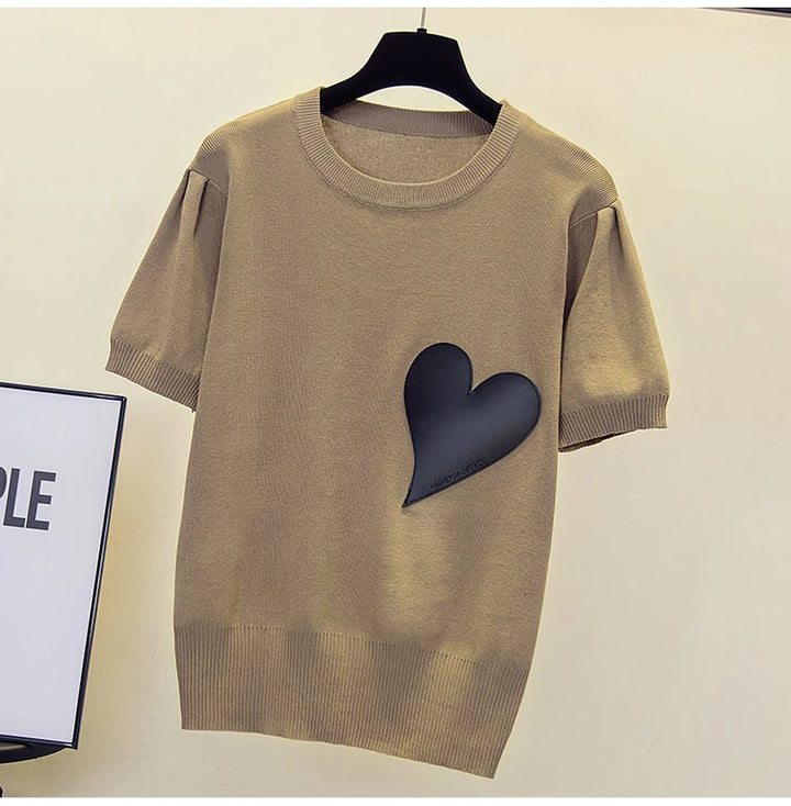 Heartbeat Patch Knit