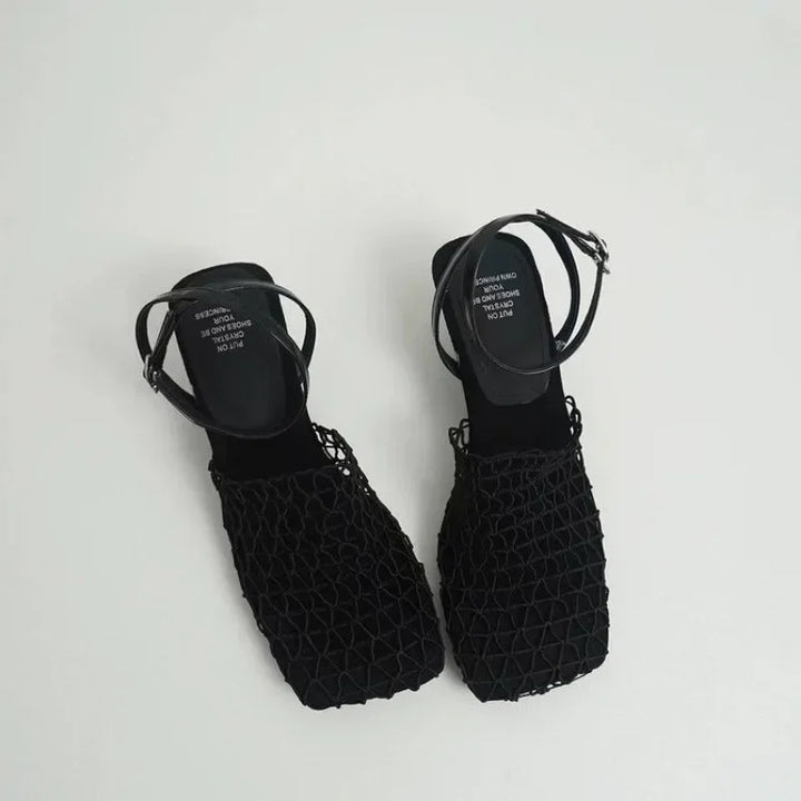 Seline Net Slingbacks