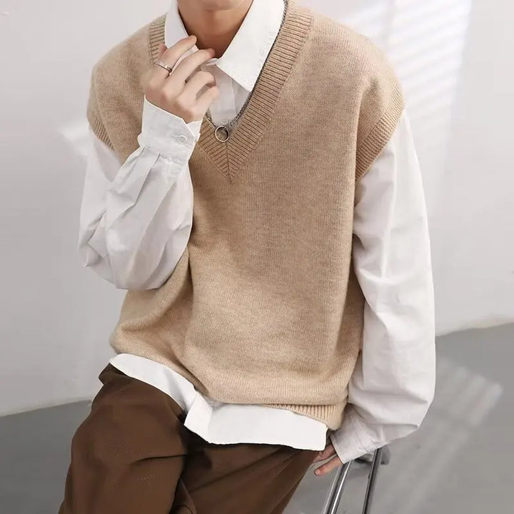 New York Cotton Knit Vest