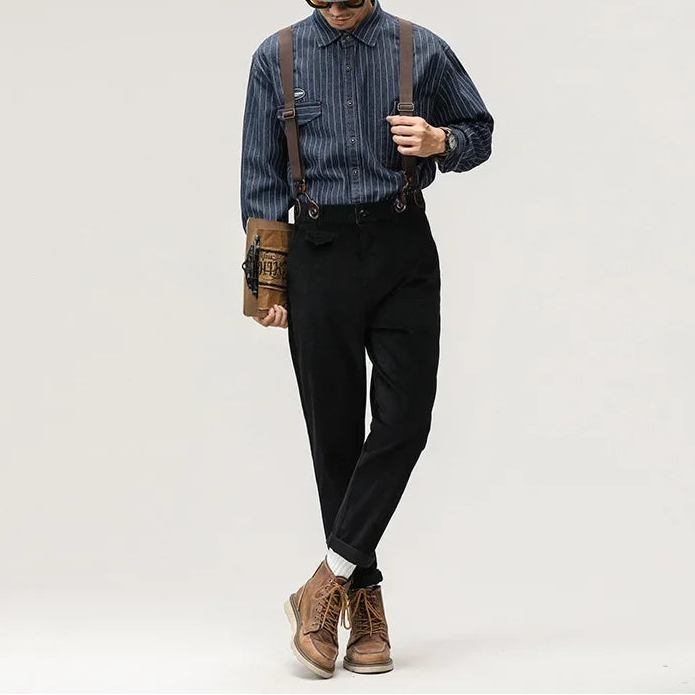 Retro Corduroy Overalls