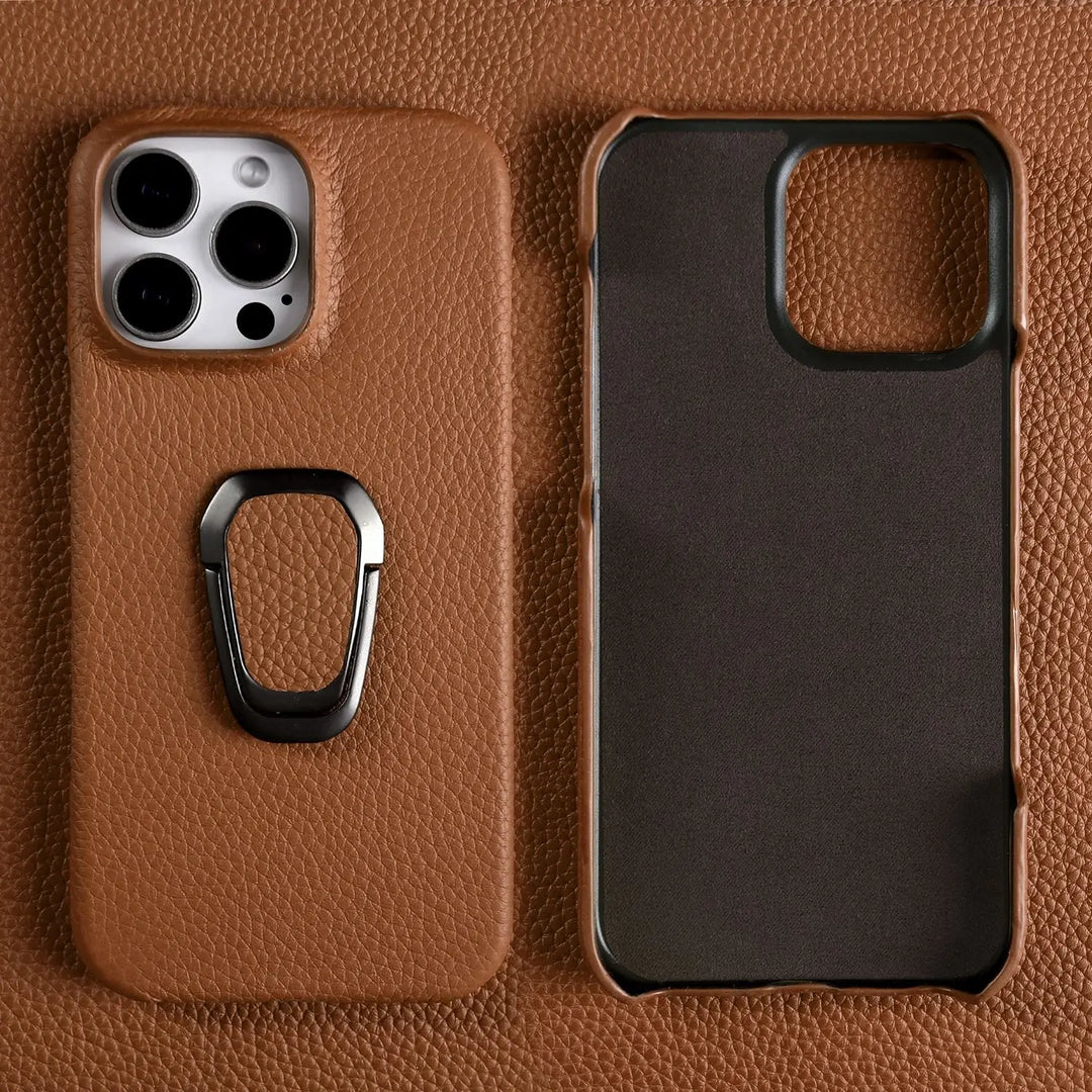 Pivot Frame Leather iPhone Case