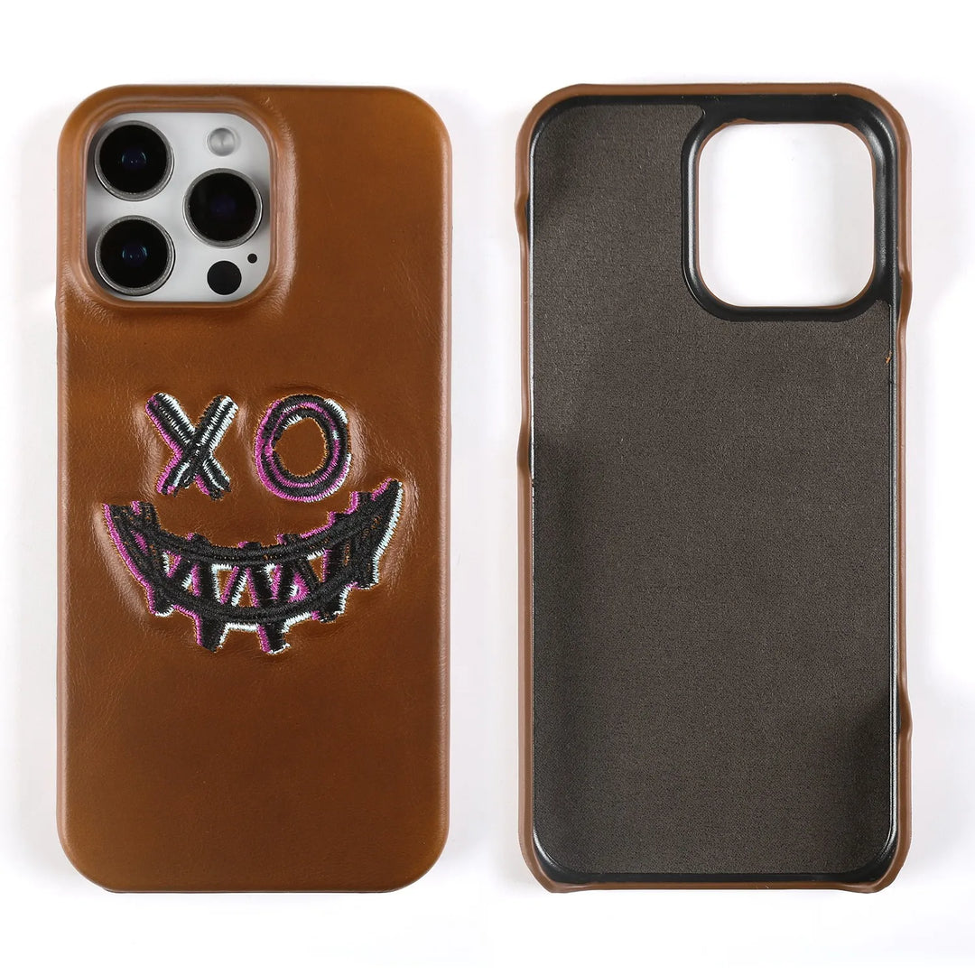 Chaos Leather iPhone Case