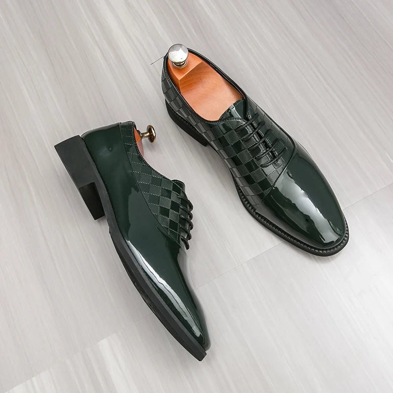 Prestige Grid Oxfords